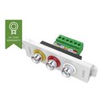 VISION TechConnect 3 3-Phono module - Přichycení talíře modulárního zařízení - RCA X 3 TC3 3PHO