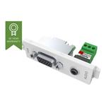 VISION TechConnect 3 VGA+3.5mm D module - Přichycení talíře modulárního zařízení - HD-15, mini-phon TC3 VGAF3.5MMD