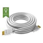 VISION Techconnect - HDMI s kabelem Ethernet - HDMI (M) do HDMI (M) - 0.5 m - bílá - podporuje 4K TC 0.5MHDMI