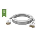 Vision Techconnect - Kabel VGA - HD-15 (VGA) (M) do HD-15 (VGA) (M) - 1 m - křídlové šrouby - bílá TC 1MVGAP