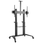 Vivolink Mobile Stand Trolley black VESA upto VESA 1000x600 140kg Capacity, Black VLFS70120