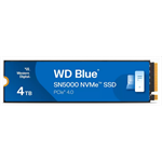 WD Blue SN5000 SSD 4TB M.2 NVMe Gen4 5500/5000 MBps WDS400T4B0E