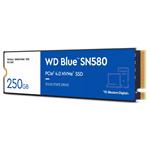 WD SSD Blue SN580 250GB / WDS250G3B0E / NVMe M.2 PCIe Gen4 / Interní / M.2 2280 WDS250G3B0E-00CHF0