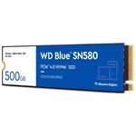 WD SSD Blue SN580 500GB / WDS500G3B0E / NVMe M.2 PCIe Gen4 / Interní / M.2 2280 WDS500G3B0E-00CHF0