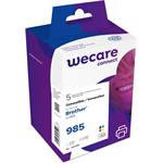 WECARE ink pro BROTHER LC-985,2xčerná/CMY K10173W4