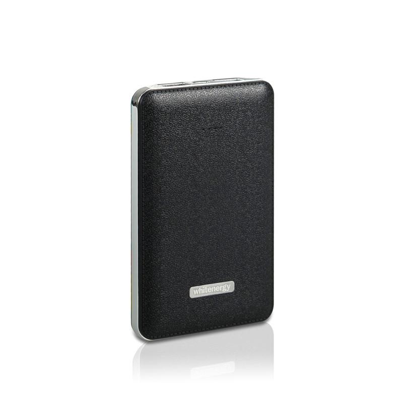 Whitenergy Power Bank 5000mAh Li-Ion 1-2.1A čierny 10204