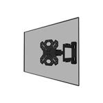 WL40S-850BL12, Neomounts Select Screen Wall Mount