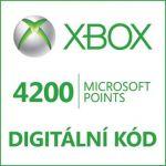 XBOX 360 Live 4200 bodů CS/EL/HU 56P-00448