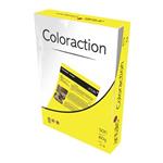 Xerografický papier Coloraction, Canary, A4, 80 g/m2, stredne žltý, 100 listov, vhodný pre atrament PX408CHYK1