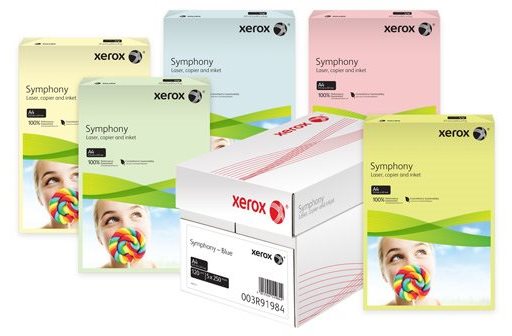 XEROX papier Symphony laser A4/250ks 160g, svetlá pastelová modrá farba 3R93222