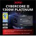 XPG CYBERCORE II 1300W 80+ Platinum ATX 3.0 CYBERCOREII1300P-BKCEU