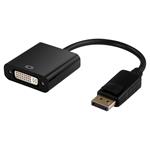 XtendLan Adaptér DisplayPort (M) na DVI (F), 15cm, černý XL-ADDPDVI