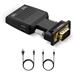 XtendLan Adaptér VGA (M) na HDMI (F), do 1080p, audio propojením (konektor 3.5mm, F) XL-ADVGHD