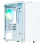 Zalman skříň T4 Plus / miniT / 1x120mm fan ARGB / USB 2.0 / USB 3.0 / tvrzené sklo / bílá T4 Plus white