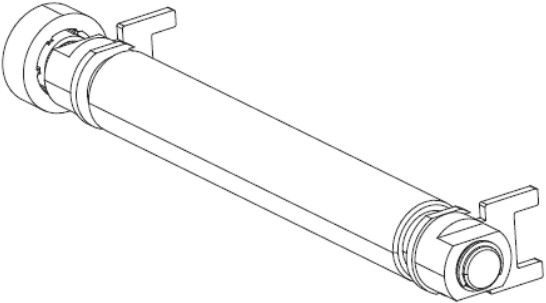 Zebra platen roller, kit P1037974-028