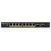 ZYXEL 8xGb+2xSFP fanless POE switch GS1900-10HP v2 GS1900-10HP-EU0102F