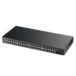 Zyxel GS1900-48 - Přepínač - inteligentní - 48 x 10/100/1000 + 2 x gigabitů SFP - desktop, Lze mont GS GS1900-48-EU0102F