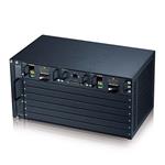 Zyxel IES5206M, 5U 6-SLOT chassis MSAN with two DC power module (48V DC INPUT), FAN model & alarm modul IES5206M-ZZ01V1F