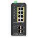 Zyxel RGS200-12P, 12 Port managed PoE Switch, 240 Watt PoE, DIN Rail, IP30, 12-58V DC