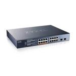 Zyxel XMG1915-18EP 16-port 2.5GbE, 2 SFP+, 8 x PoE++ 180W Smart Switch, hybird mode, standalone or XMG1915-18EP-EU0101F