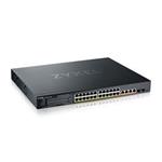 Zyxel XMG1930-30HP, 24-port 2.5GbE Smart Managed Layer 2 PoE 700W 22xPoE+/8xPoE++ Switch with 4 10G XMG1930-30HP-ZZ0101F